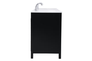 Irene Double Bathroom Vanity in Black