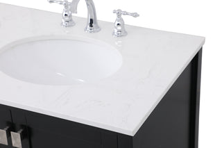 Irene Double Bathroom Vanity in Black