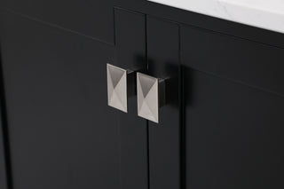 Irene Double Bathroom Vanity in Black