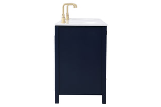 Irene Double Bathroom Vanity in Blue