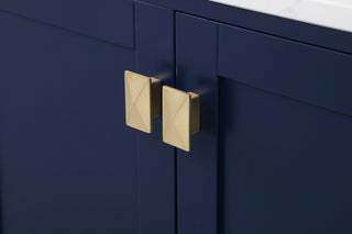 Irene Double Bathroom Vanity in Blue