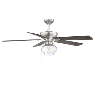Mceil 52" Ceiling Fan in Brushed Nickel