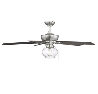 Mceil 52" Ceiling Fan in Brushed Nickel