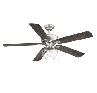 Mceil 52" Ceiling Fan in Brushed Nickel
