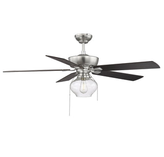 Mceil 52" Ceiling Fan in Brushed Nickel