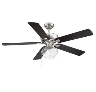 Mceil 52" Ceiling Fan in Brushed Nickel