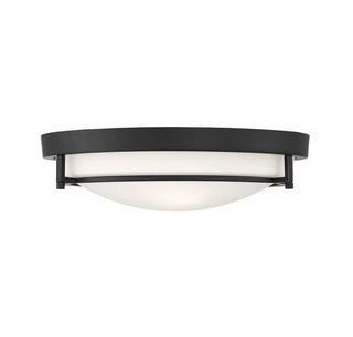 Mflus Two Light Semi-Flush Mount in Matte Black