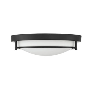 Mflus Two Light Semi-Flush Mount in Matte Black
