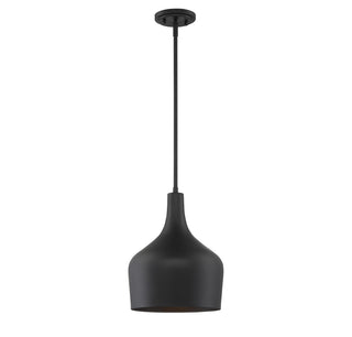 Mpend One Light Pendant in Matte Black