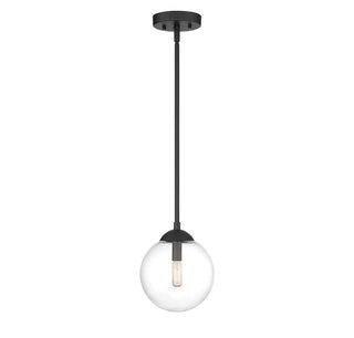 Mpend One Light Mini Pendant in Matte Black