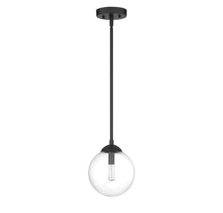 Mpend One Light Mini Pendant in Matte Black