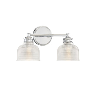Mbath Two Light Bathroom Vanity in Chrome