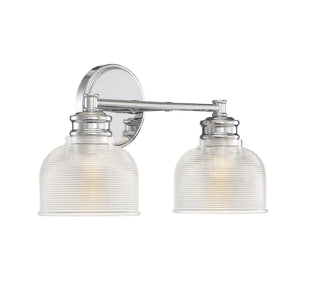 Mbath Two Light Bathroom Vanity in Chrome