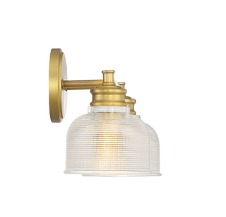 Mbath Two Light Bathroom Vanity in Natural Brass