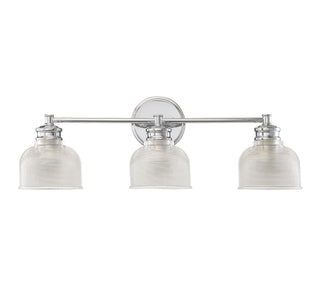Mbath Three Light Bathroom Vanity in Chrome