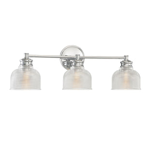 Mbath Three Light Bathroom Vanity in Chrome