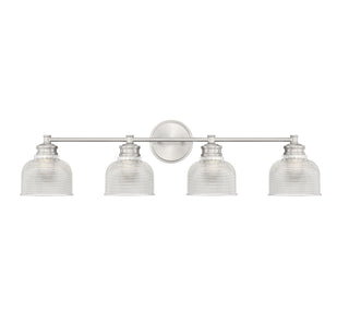 Mbath Four Light Bathroom Vanity in Brushed Nickel