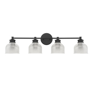 Mbath Four Light Bathroom Vanity in Matte Black