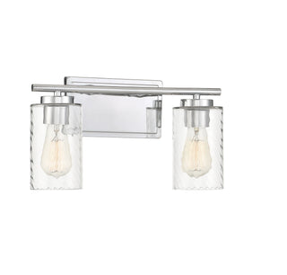 Mbath Two Light Bathroom Vanity in Chrome