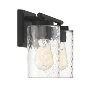 Mbath Two Light Bathroom Vanity in Matte Black