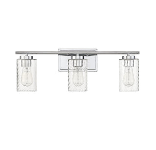Mbath Three Light Bathroom Vanity in Chrome