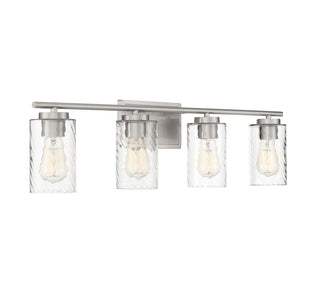Mbath Four Light Bathroom Vanity in Brushed Nickel