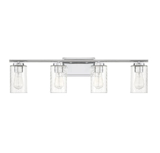 Mbath Four Light Bathroom Vanity in Chrome