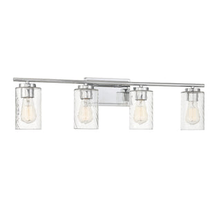 Mbath Four Light Bathroom Vanity in Chrome