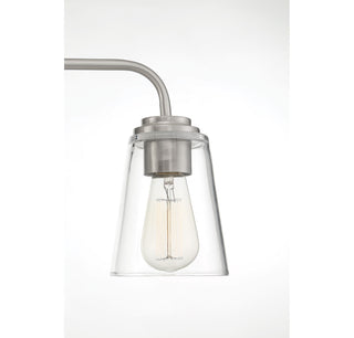 Mbath Three Light Bathroom Vanity in Brushed Nickel