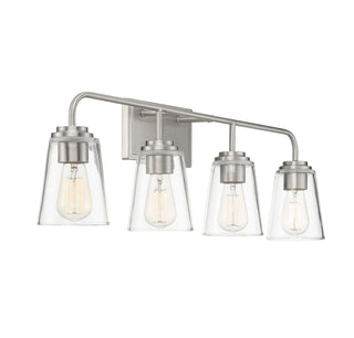 Mbath Four Light Bathroom Vanity in Brushed Nickel