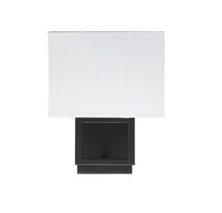 Mscon One Light Wall Sconce in Matte Black