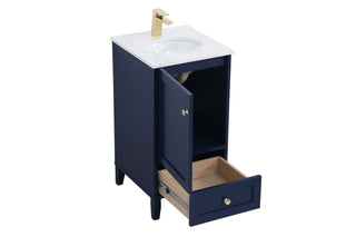 Sommerville Single Bathroom Vanity in Blue