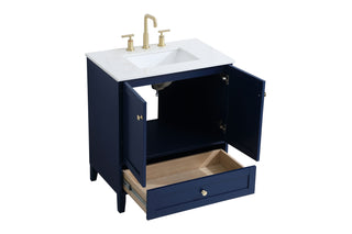 Sommerville Single Bathroom Vanity in Blue