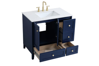 Sommerville Single Bathroom Vanity in Blue