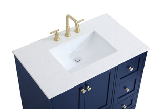 Sommerville Single Bathroom Vanity in Blue