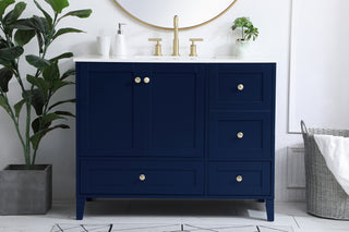 Sommerville Single Bathroom Vanity in Blue