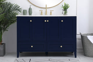 Sommerville Single Bathroom Vanity in Blue
