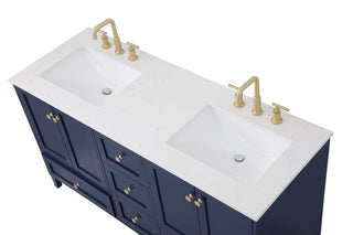 Sommerville Double Bathroom Vanity in Blue