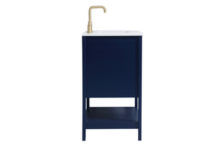 Aubrey Single Bathroom Vanity in Blue