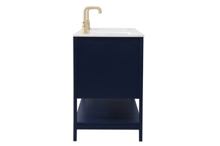 Aubrey Double Bathroom Vanity in Blue