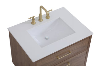 Boise Bathroom Vanity Set in Walnut Brown
