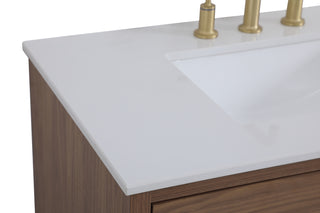 Boise Bathroom Vanity Set in Walnut Brown