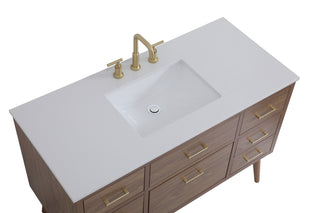 Boise Bathroom Vanity Set in Walnut Brown