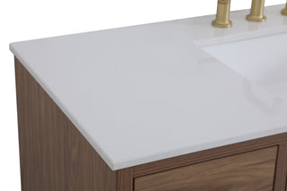 Boise Bathroom Vanity Set in Walnut Brown