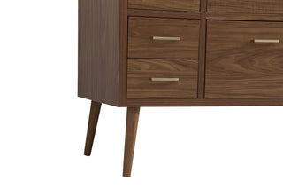 Boise Bathroom Vanity Set in Walnut Brown