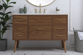 Boise Bathroom Vanity Set in Walnut Brown