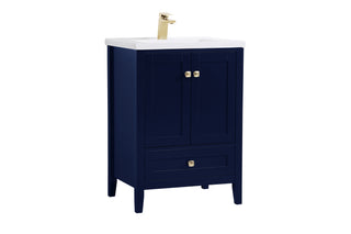 Aqua Bathroom Vanity in Blue