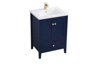 Aqua Bathroom Vanity in Blue