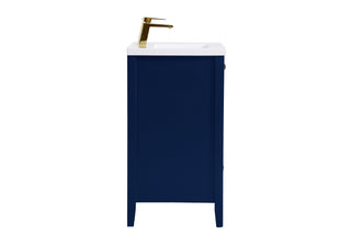 Aqua Bathroom Vanity in Blue