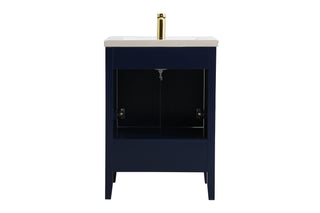 Aqua Bathroom Vanity in Blue